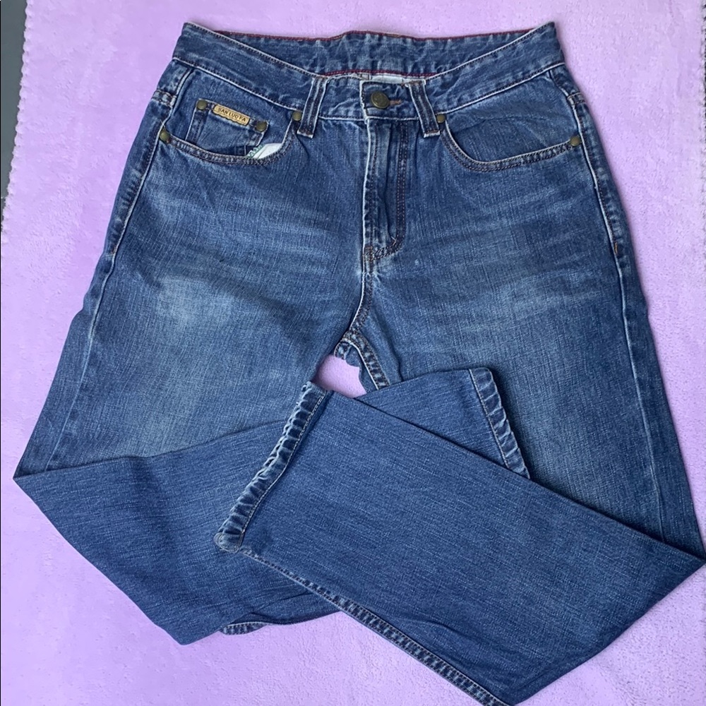 Classic Blue Straight Leg Women's Jeans